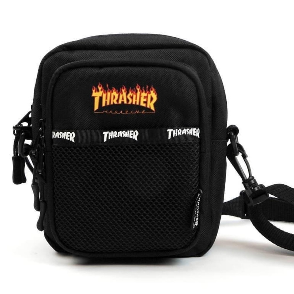 Thrasher Flame Crossbody Shoulder Bag